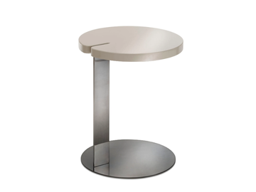 BUTTER - Round wooden side table by Saba Italia - view 2